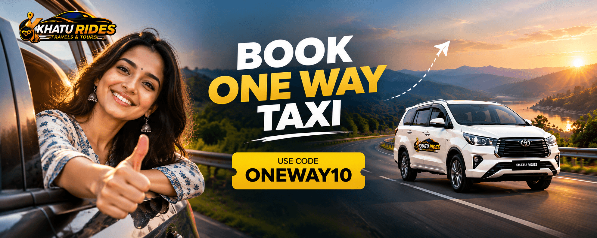 One Way Taxi Service - Khatu Rides Travels