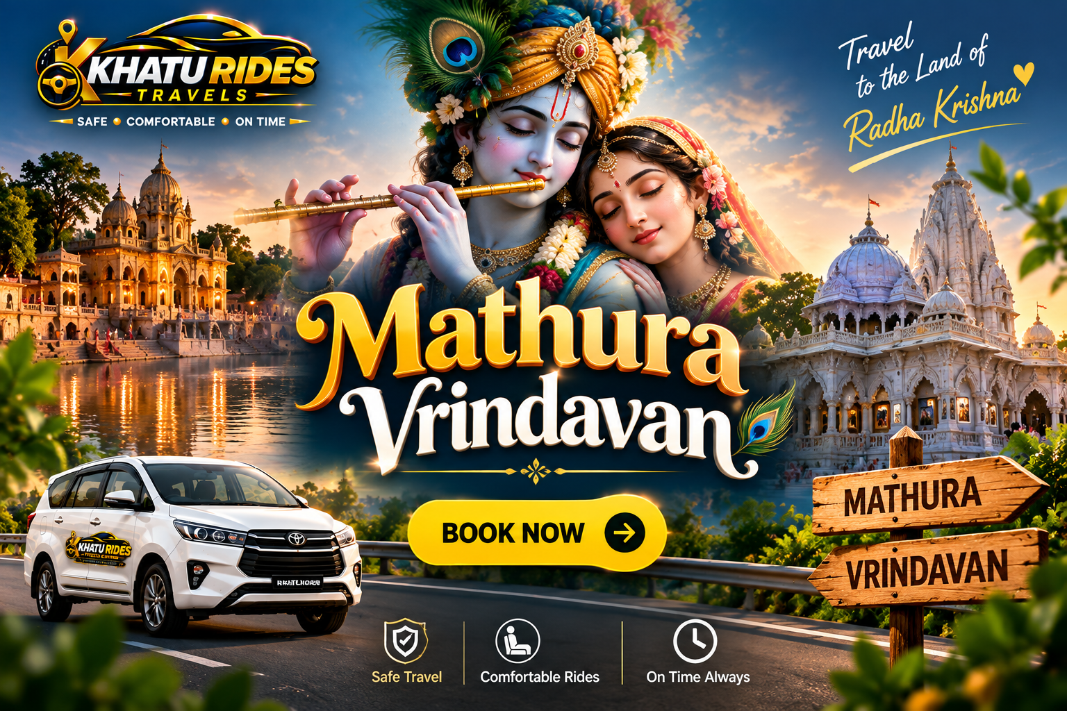 Mathura Vrindavan Tour Package from Chhattisgarh