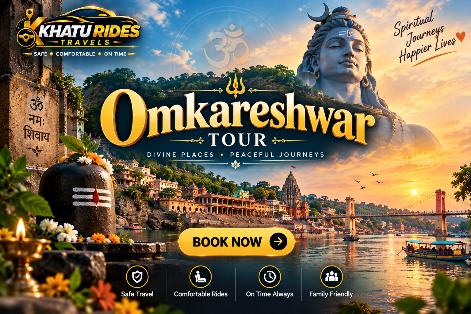 Omkareshwar Tour Package from Chhattisgarh